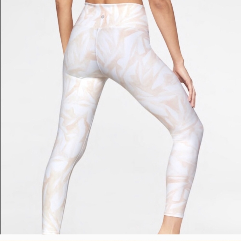 Athleta High Rise Rainforest Chaturanga 7/8 Tights
